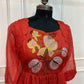 Ruby Bloom Embroidered Kota Anarkali Dress(RT3012)