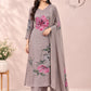Mauve Blossom – Premium Chinon 3 Piece Suit Set (RT1487)