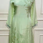 Mint Bloom Chinon A-Line Embroidered Suit Set (RT1039)