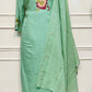 Mint Petal Muse – Cotton 3 Piece Straight Kurta Set (RT1059)