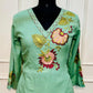 Mint Petal Muse – Cotton 3 Piece Straight Kurta Set (RT1059)