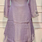 Lavender Luxe – Premium Shimmer 3 Piece Suit Set (XL)