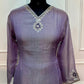 Lavender Luxe – Premium Shimmer 3 Piece Suit Set (XL)