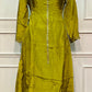 Golden Olive Grace – Premium Butter Crepe 3 Piece Suit Set (XL)