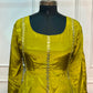 Golden Olive Grace – Premium Butter Crepe 3 Piece Suit Set (XL)