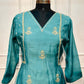 Ocean Mist Mull Chanderi  A-Line Suit Set (RT1164)