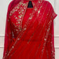 Scarlet Royale Georgette Embroidered One Minute Saree Set (RT1266)