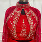 Scarlet Royale Georgette Embroidered One Minute Saree Set (RT1266)