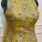 Golden Aura Salsa Embellished Palazzo Set (RT1264)
