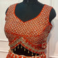 Tangerine Glow Georgette Embroidered Lehenga Set (RT1265)