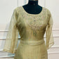 Sage Green Embroidered A-Line Suit Set (RT1347)