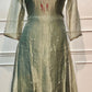 Olive Green Embroidered A-Line Suit Set (RT1346)