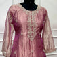 Dusty Pink Embroidered Salsa A-Line Suit Set (RT1479)