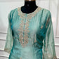 Sage Green Embroidered Salsa A-Line Suit Set (RT1478)