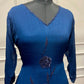 Midnight Bloom Chinon Embroidered A-Line Suit Set (RT1484)