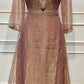 Rosewood Glow Salsa Embroidered A-Line Suit Set (RT1608)