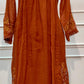 Rust Blossom Kota Cotton A-Line Suit Set (RT1604)