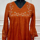 Rust Blossom Kota Cotton A-Line Suit Set (RT1604)
