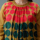 Mustard Multi Polka Dot A-Line Kurta 2pc Set 165