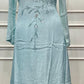 Elegant Sky Blue Chinon Ethnic Suit Set (RT 2004)