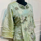 Sage Green Shimmer Palazzo Suit Set (RT 2006)