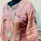 Designer Pink Shimmer Palazzo Suit Set (RT 2007)