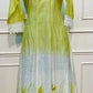Elegant Pista Green Cotton Ethnic Suit Set (RT 2003)