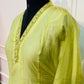 Elegant Pista Green Cotton Ethnic Suit Set (RT 2003)