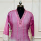 Pastel Pink Cotton Embroidered Suit Set (RT 2002)