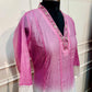Pastel Pink Cotton Embroidered Suit Set (RT 2002)