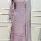 Lavender Grace Chinon Kurta Set (RT 2010)