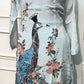 Peacock Bloom Chinon Kurta Set (RT 2009)