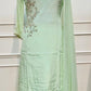 Mint Sea Green Chinon Embroidered Kurta Set (RT 2001)