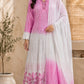 Pastel Pink Cotton Embroidered Suit Set (RT 2002)