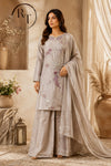 Elegant Champagne Gold Shimmer Kurta 3pc Set (RT 1014)