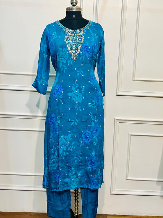 Ocean Blue Chinon Straight Cut 3-Piece Set (RT2017)
