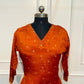Butter Crepe Elegance – Orange Suit Set (RT2024)