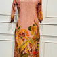 Blush Pink Floral Chinon Straight Cut 3-Piece Set (RT2020)