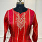 Scarlet Red Shimmer Straight Cut Suit Set (RT2014)
