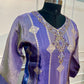 Lavender Purple Shimmer Straight Cut Suit Set (RT2015)