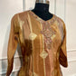 Copper Gold Shimmer Straight Cut Suit Set (RT2013)