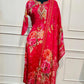 Rani Pink Floral Chinon Straight Cut 3-Piece Set (RT2022)