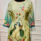 Peacock Bloom Butter Crepe 3 Piece Set (RT1017)