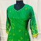 Emerald Radiance Butter Crepe Suit Set (RT1030)