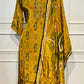 Olive Meadow Butter Crepe 3 Piece Suit Set (RT1032)