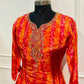 Sunset Radiance Butter Crepe 3 Piece Suit Set (RT1031)