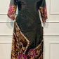 Black Opulence Butter Crepe Suit Set (RT1029)