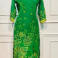 Emerald Radiance Butter Crepe Suit Set (RT1030)