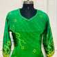Emerald Radiance Butter Crepe Suit Set (RT1030)