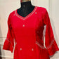 Tangerine Bloom Mull Chanderi Suit Set (RT1022)